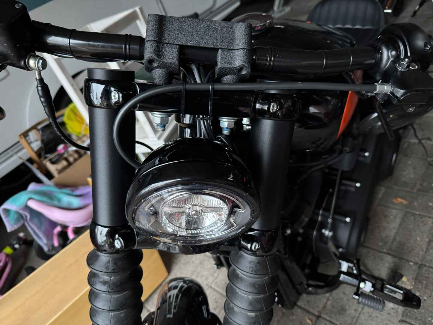 Gabelmutterabdeckungen für Harley Davidson Street Bob 114