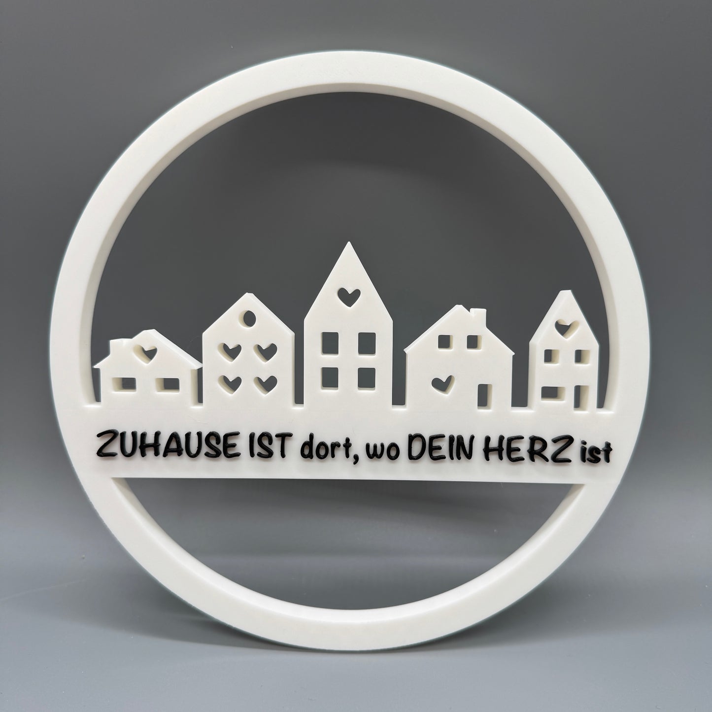 Türkranz Dekokranz "Zuhause ist dort, wo dein Herz ist"